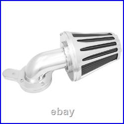Chrome Cone Air Filter Gray Intake For Harley Softail Breakout 2016-17 Dyna 2017