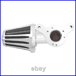 Chrome Cone Air Filter Gray Intake For Harley Softail Breakout 2016-17 Dyna 2017