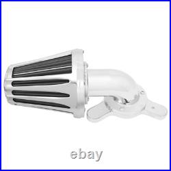 Chrome Cone Air Filter Gray Intake For Harley Softail Breakout 2016-17 Dyna 2017