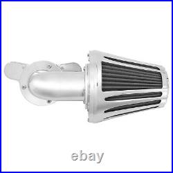 Chrome Cone Air Filter Gray Intake For Harley Sportster XL883 1200 48 72 04-2022