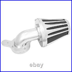 Chrome Cone Air Filter Gray Intake For Harley Touring Road Electra Glide 08-2016