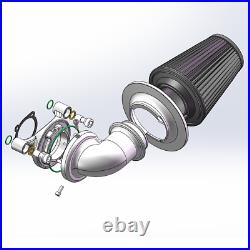 Chrome Cone Air Filter Intake Cleaner For Harley Sportster Roadster 883 Xl883L Chrome Cone Air Filter Intake Cleaner For Harley Sportster Roadster 883 Xl883L