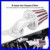 Chrome-Cone-Air-Filter-Red-Element-For-Harley-Touring-Road-Electra-Glide-00-2007-01-yk