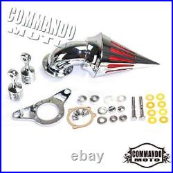 Klaxon Trompette Chromé Pour Harley - Réplique OEM Carrée, Pour Sportster, Dyna, Softail, Touring 91-15