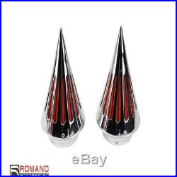 Chrome Cone Spike Air Cleaner Kit For Suzuki Boulevard M109 M109R Motorcycle