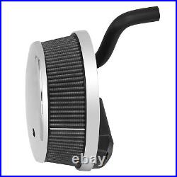 Chrome High Flow Air Filter Cleaner For Indian Chieftain Roadmaster Chief 14-21