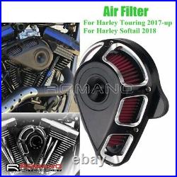 Chrome Intake Air Cleaner Filter For Harley Road King Electra Glide 2017-2021