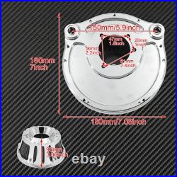 Chrome Inverted Air filter Cleaner Element Fit For Harley Dyna Softail 2000-2015