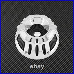 Chrome Inverted Air filter Cleaner Element Fit For Harley Dyna Softail 2000-2015