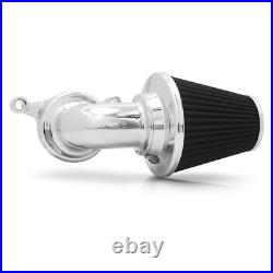 Chrome Stage 1 Cone Air Breather Filter For Harley Touring Electra Glide 01-07