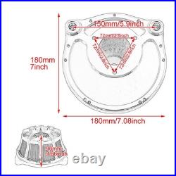 Chrome Stripe Air Filter Gray Element For Harley Touring 2008-16 Softail 16-2017
