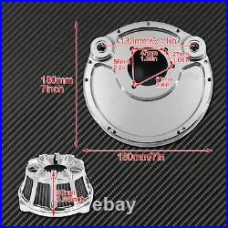 Chrome Sucker Air Filter Cleaner Fit For Harley Sportster XL 883 1200 2004-2021