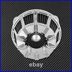 Chrome Sucker Air Filter Cleaner Fit For Harley Sportster XL 883 1200 2004-2021