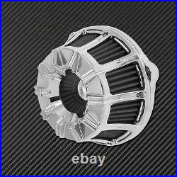 Chrome Sucker Air Filter Cleaner Fit For Harley Sportster XL 883 1200 2004-2021