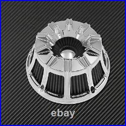 Chrome Sucker Air Filter Cleaner Fit For Harley Sportster XL 883 1200 2004-2021