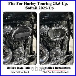 Chrome Transparent Air Cleaner Filter For Harley Touring Road King Glide 24-2025