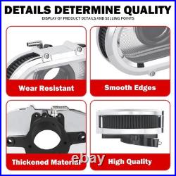 Chrome Transparent Air Cleaner Filter For Harley Touring Road King Glide 24-2025