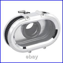 Chrome Transparent Air Cleaner Filter For Harley Touring Road King Glide 24-2025