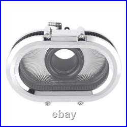 Chrome Transparent Air Cleaner Filter For Harley Touring Road King Glide 24-2025