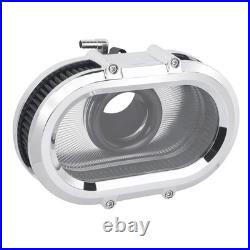Chrome Transparent Air Cleaner Filter For Harley Touring Road King Glide 24-2025