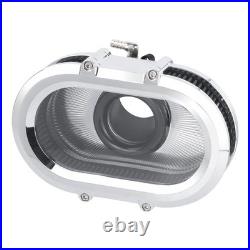 Chrome Transparent Air Cleaner Filter For Harley Touring Road King Glide 24-2025