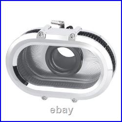 Chrome Transparent Air Cleaner Filter For Harley Touring Road King Glide 24-2025