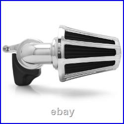 Chrome cone stage 1 Air Cleaner Filter For Harley Softail 18-22 Touring 17-22
