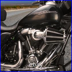 Chrome cone stage 1 Air Cleaner Filter For Harley Softail 18-22 Touring 17-22
