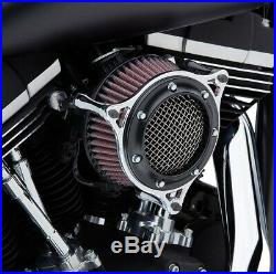 Cobra Motorcycle RPT Air Intake For 04-19 XL WithCV Carb/Delphi EFI Black Ring