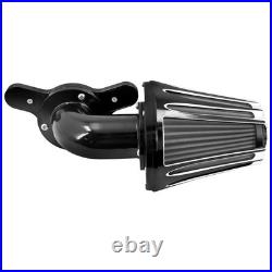 Cone Air Cleaner Filter Gray Element Fit For Harley Dyna Fat Street Bob 2000-17