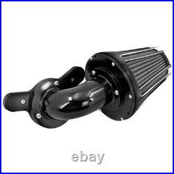 Cone Air Cleaner Filter Gray Element Fit For Harley Dyna Fat Street Bob 2000-17