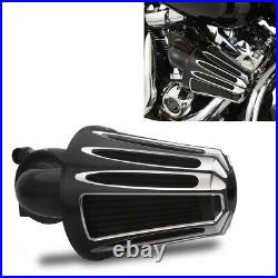 Cone Air Intake Filter For Harley Softail Deluxe 16-17 Touring Glide Ultra 08-16