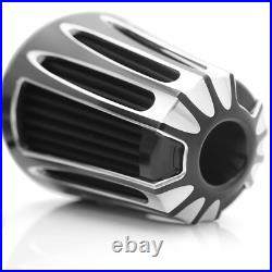 Cone Air Intake Filter For Harley Softail Deluxe 16-17 Touring Glide Ultra 08-16