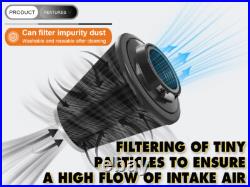Cone Air intake Filter For Harley Touring Milwaukee-Eight M8 Street Glide 17-22