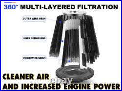 Cone Air intake Filter For Harley Touring Milwaukee-Eight M8 Street Glide 17-22