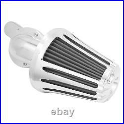 Cone Chrome Air Cleaner Filter Fits For Harley Sportster XL 883 1200 2004-2023
