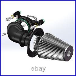 Cone Stage 1 Air Cleaner Filter For Harley Softail FLSTN Heritage Slim 01-15