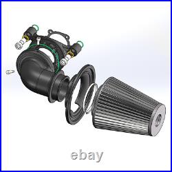 Cone Stage 1 Air Intake Filter For Harley Sportster Iron 883 Roadster 1200 91-22