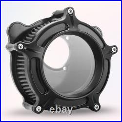 Contrast Cut See-Through Air Intake for Harley Dyna FXD Touring FLHR 2000-2007