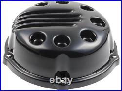 Cult-Werk Moto Motorcycle Slotted Air Filter Cover Black Gloss For 18-22 Softail