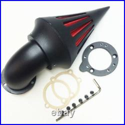Custom Black Motorcycle Spike Air Cleaner Filter Kits For Harley Softail Touring