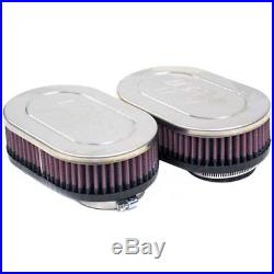 Custom Oval Air Filter For 1980 Suzuki GS550E Street Motorcycle K&N RC-2382