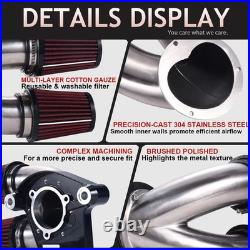 Cycle Tuned Induction Air Cleaners Intake Filter For Harley Touring Softail17-22