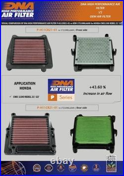 DNA Air Filter Compatible for Honda CMX 1100 Rebel (21-25) PN P-H11CR21-01