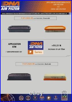 DNA Air Filter Compatible for KTM 1290 Superduke R (20-23) PN P-KT12N20-0R