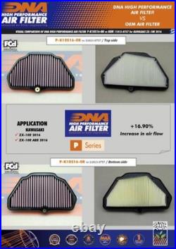 DNA Air Filter Compatible for Kawasaki ZX 10R/ABS KRT Edition (16-25)P-K10S16-0R
