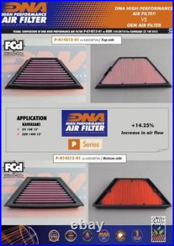 DNA Air Filter Compatible for Kawasaki ZZR 1400 / ZX 14R (16-23) PNP-K14S12-01