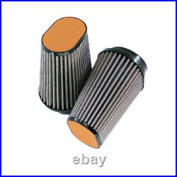 DNA Air Filter Oval, Clamp On 62mm Inlet for BMW R9T (14-17) Orange
