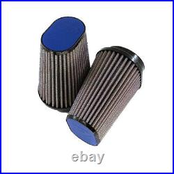 DNA Air Filter Oval, Clamp On 62mm Inlet for BMW R9T ONLY (14-17) Blue