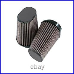 DNA Air Filter Oval, Clamp On 62mm Inlet for BMW R9T ONLY (14-17) Grey